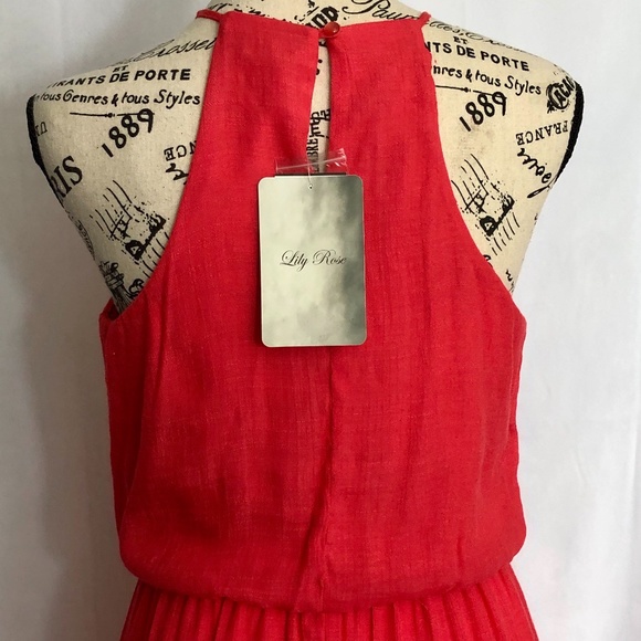NWT Lily Rose Sleeveless Maxi Dress - Picture 4 of 6